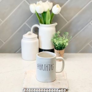🚨 CLOSING 9.16 🚨 Rae Dunn HASHTAG M Stamp Coffee Mug